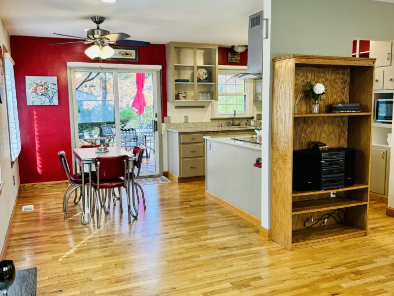 Spacious, open floor plan kitchen