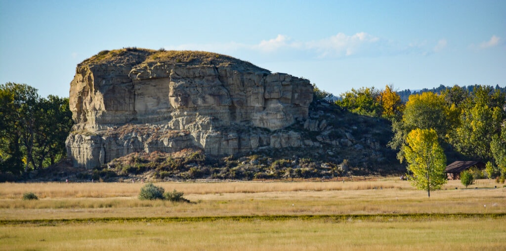 Pompey's Piller is a national monument within site of the horse property